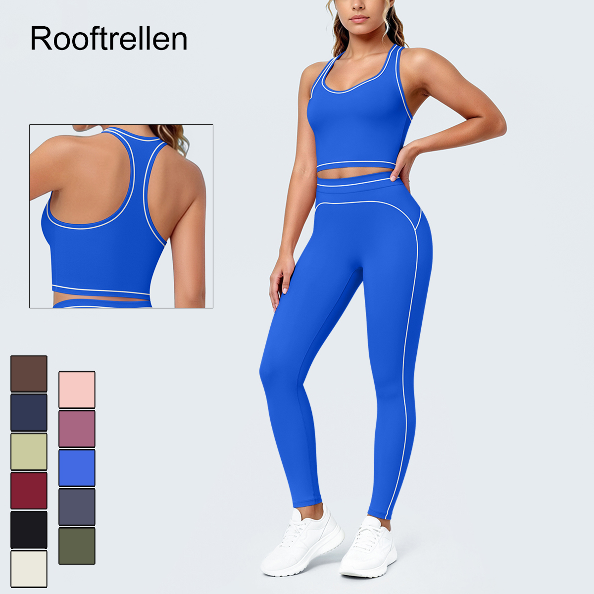Pilates Yoga Leggings - Conjunto de yoga deportivo de verano