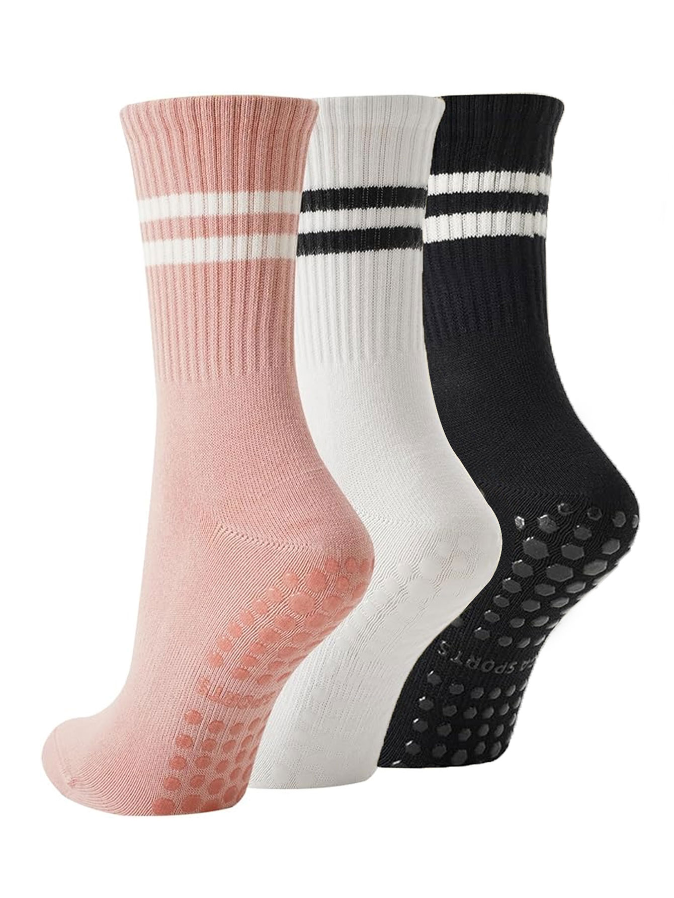 Medias Para Pilates Y Yoga - 3 pares de calcetines de yoga,