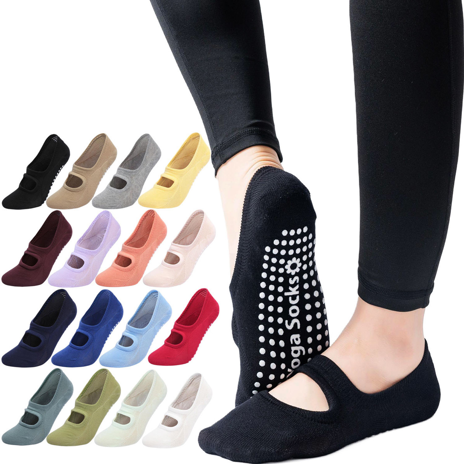 Medias Para Pilates Y Yoga - Calcetines de Yoga de Alta Calidad