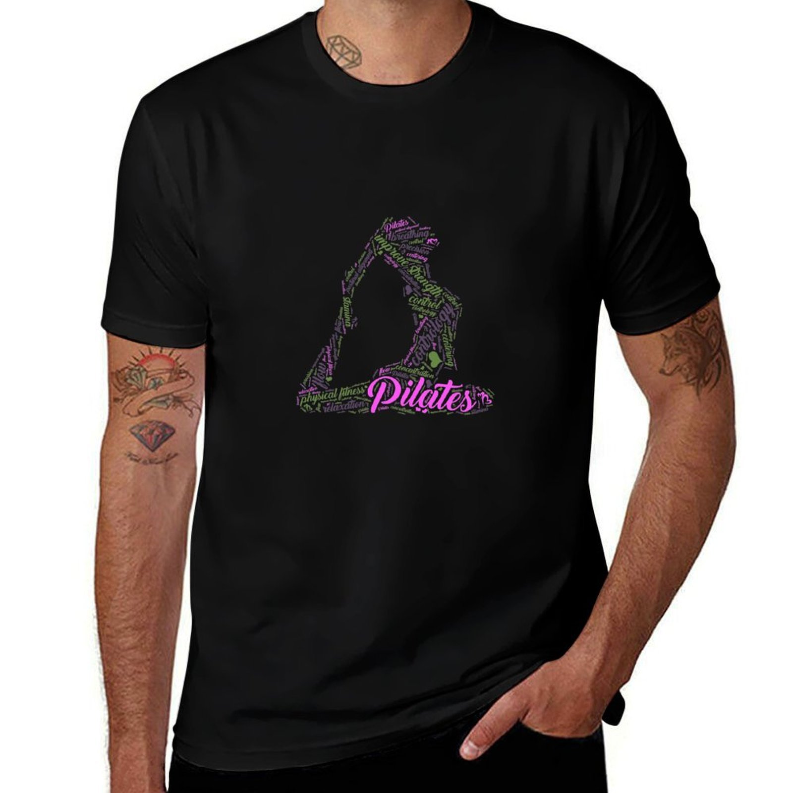 Pilates Yoga Class - Camiseta Divertida para Mujer con Diseño