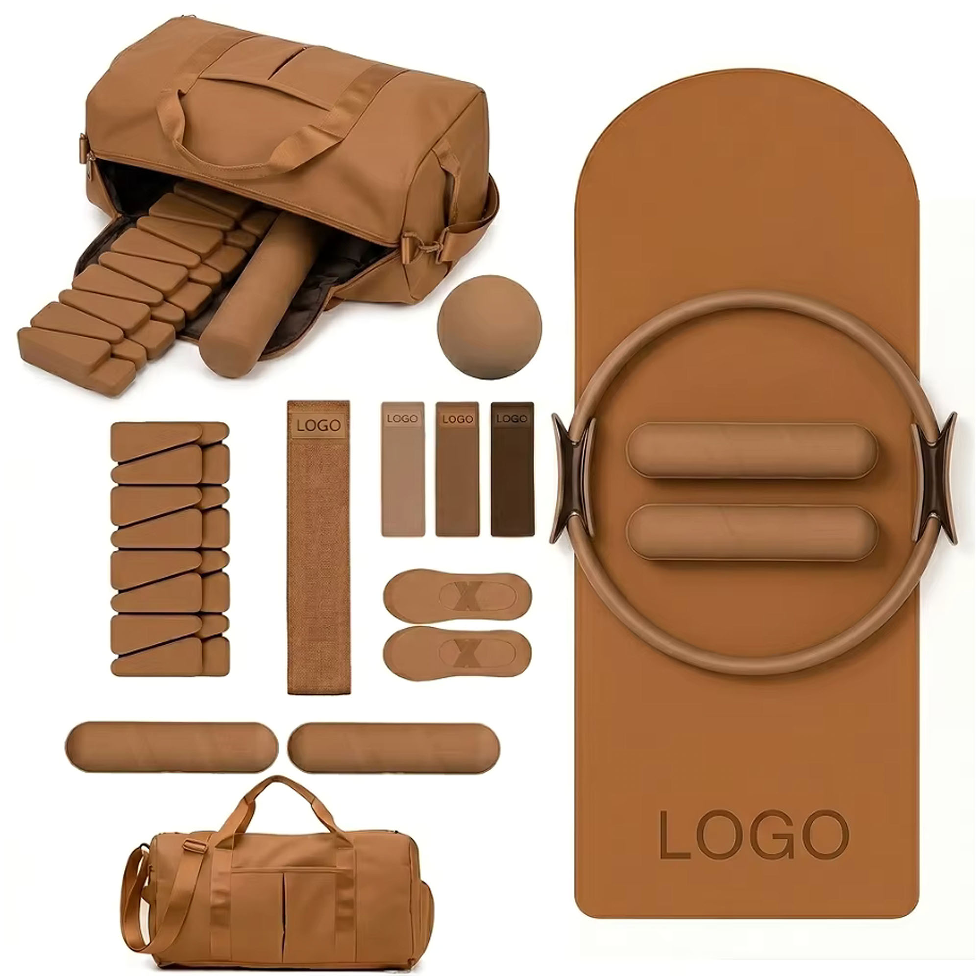 Pilates Yoga Kit - Kit de Pilates con Logotipo Personalizado: