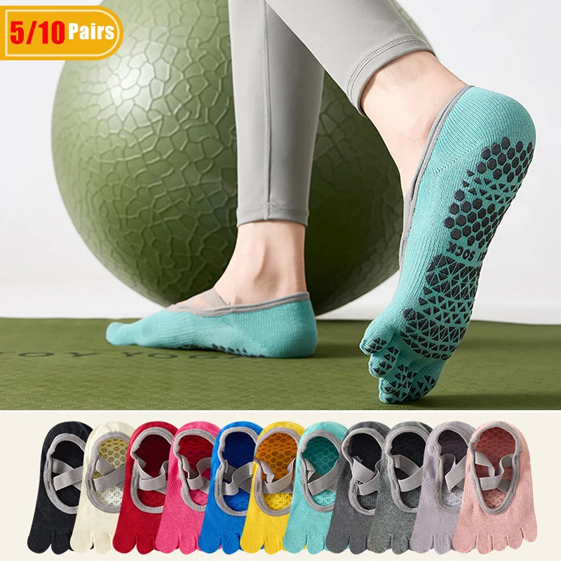 Pilates Yoga Origin - 5/10 Pares de Calcetines de Yoga