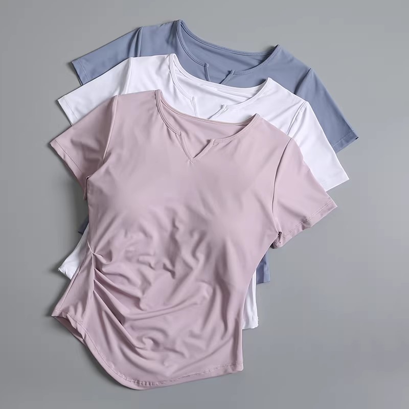 Pilates Yoga Kit - Camiseta Deportiva de Manga Corta para