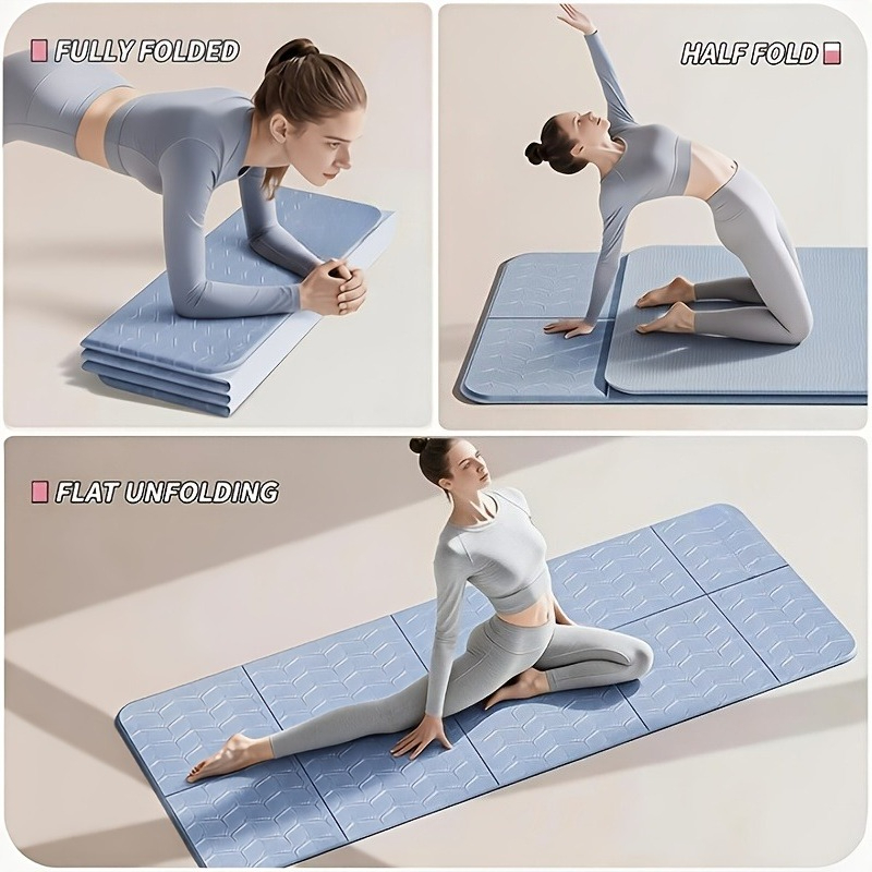 Pilates Yoga For Beginners - Tapete de Yoga Plegable Extra Grueso