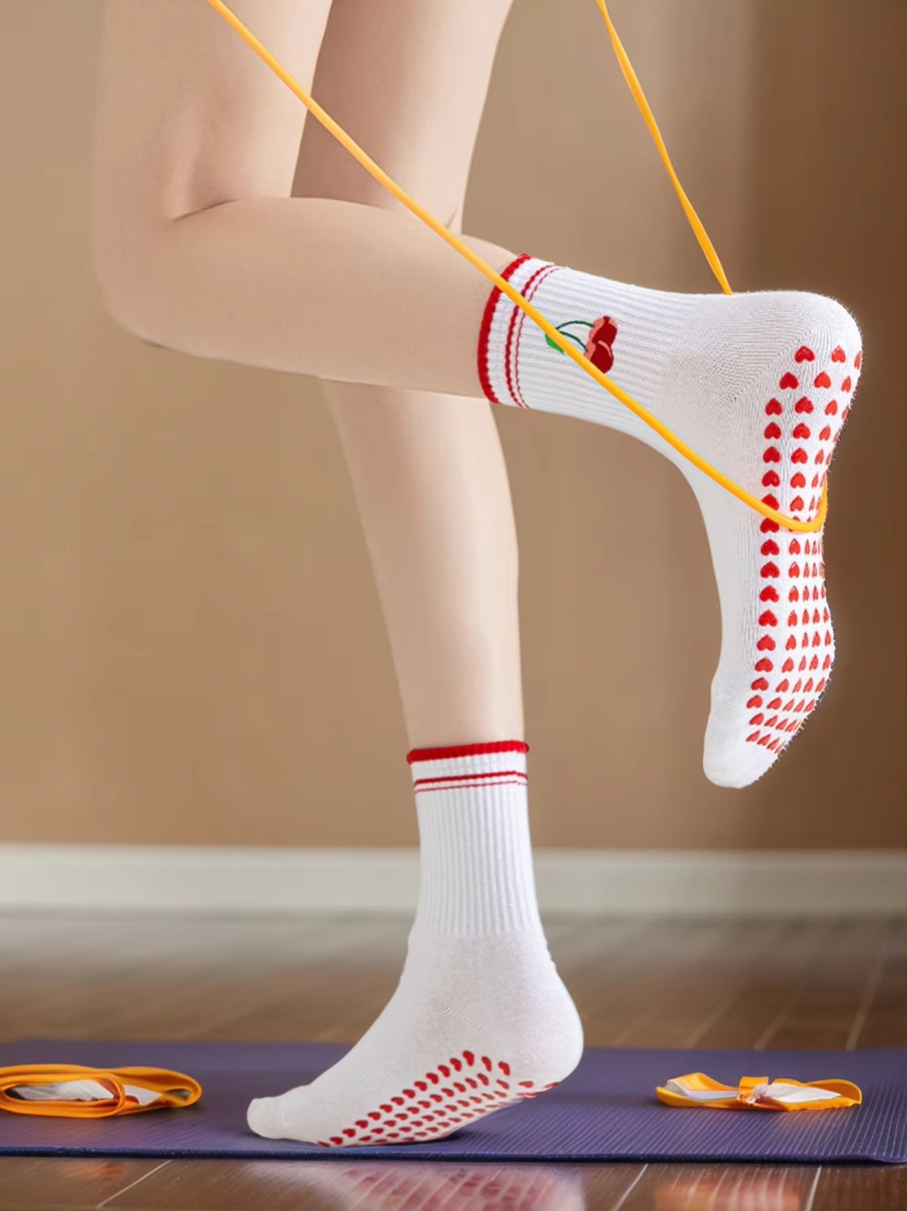 Pilates Yoga Origin - 1 Par de Calcetines Profesionales de
