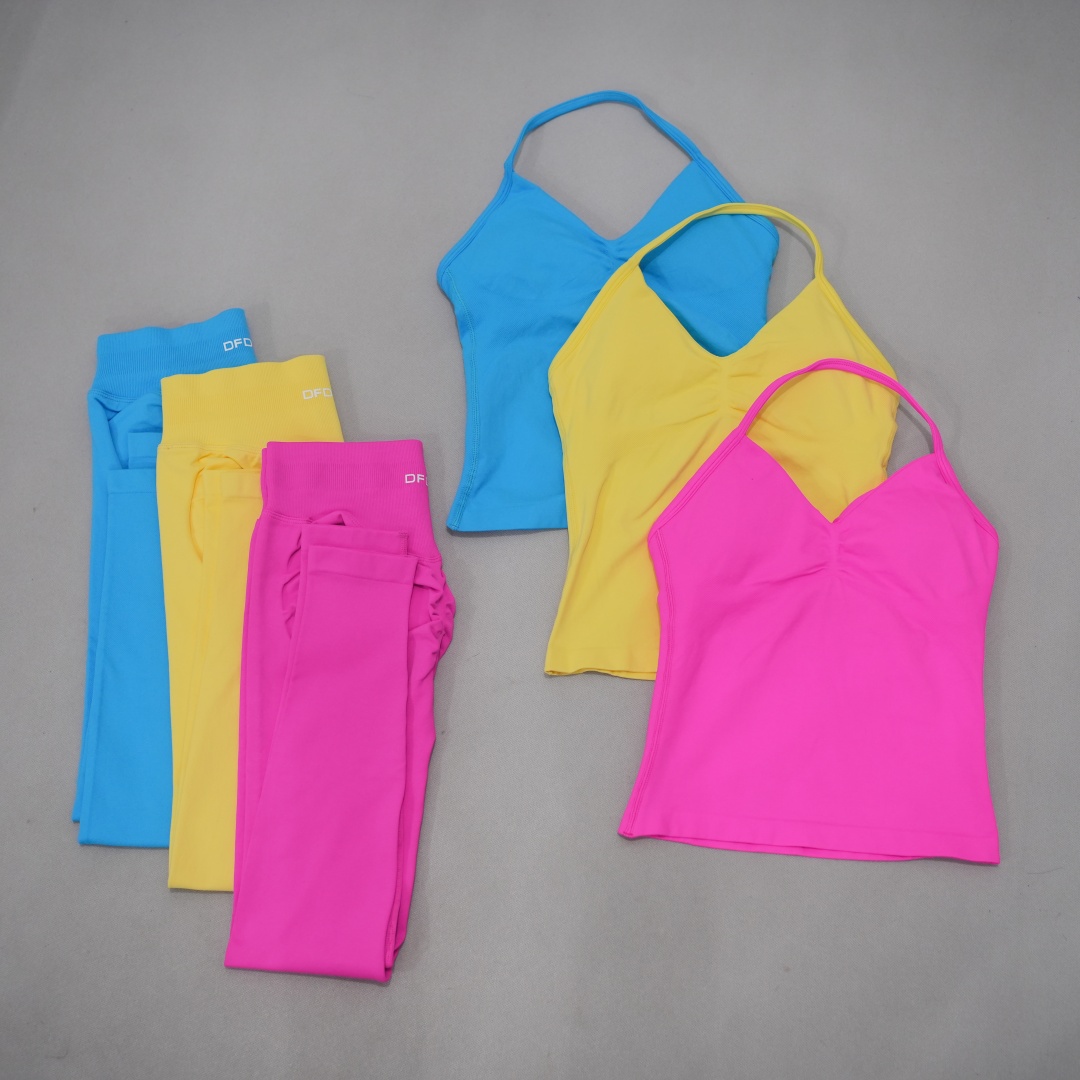 DFDK Traje Deportivo de 2 Piez - Pilates Yoga Leggings reseña y precio