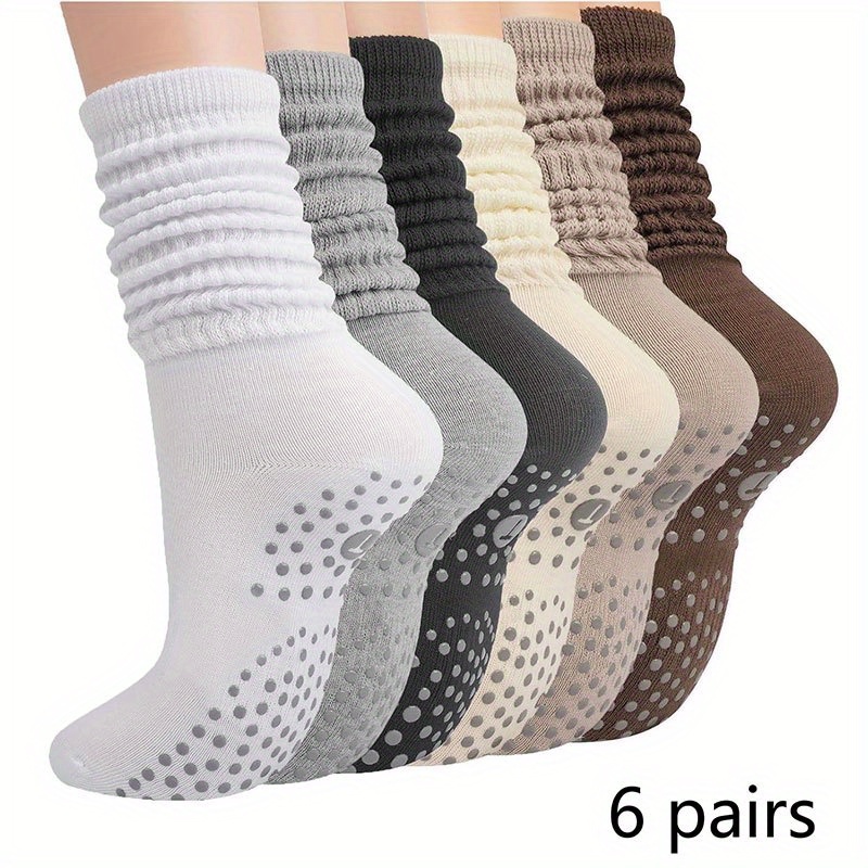 Calcetines de Yoga de Doble Ca - Medias Para Pilates Y Yoga reseña y precio
