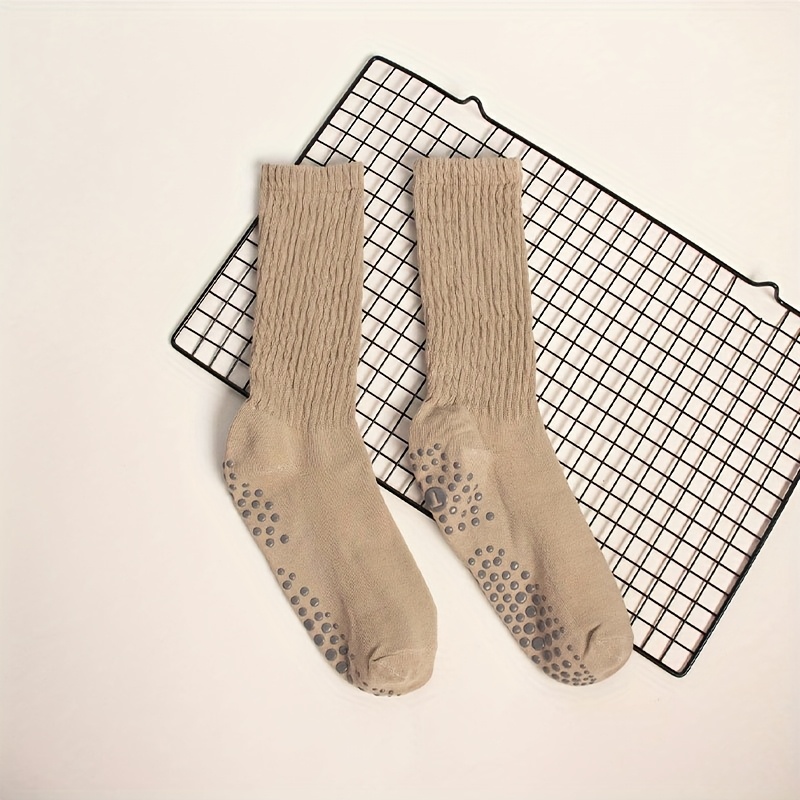 Calcetines de Yoga de Doble Ca - Medias Para Pilates Y Yoga reseña y precio