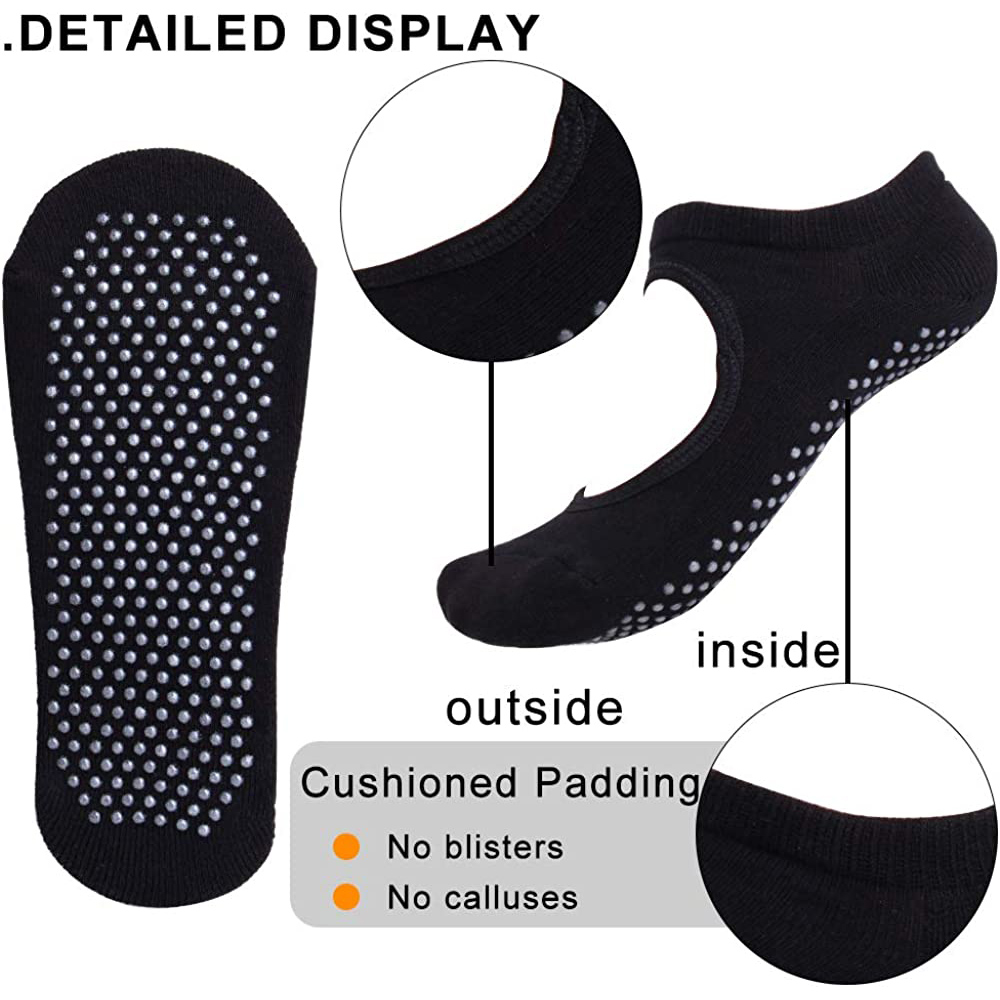 Calcetines antideslizantes con - Medias Para Pilates Y Yoga reseña y precio