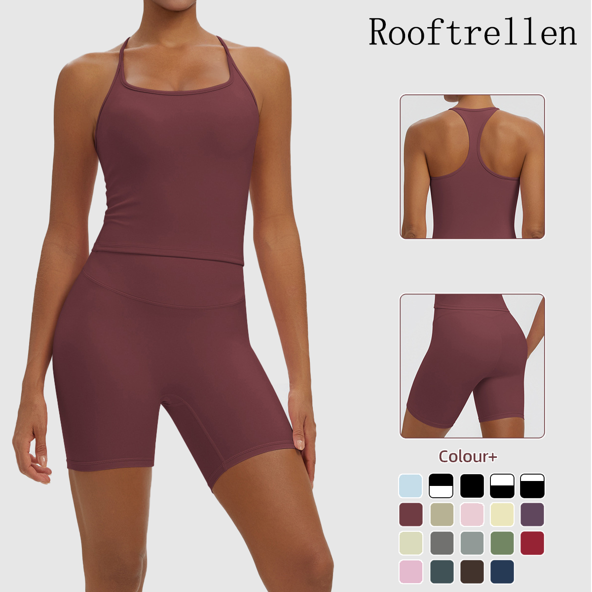 Rooftrellen 2 Piezas Conjunto  - Pilates Yoga Set reseña y precio