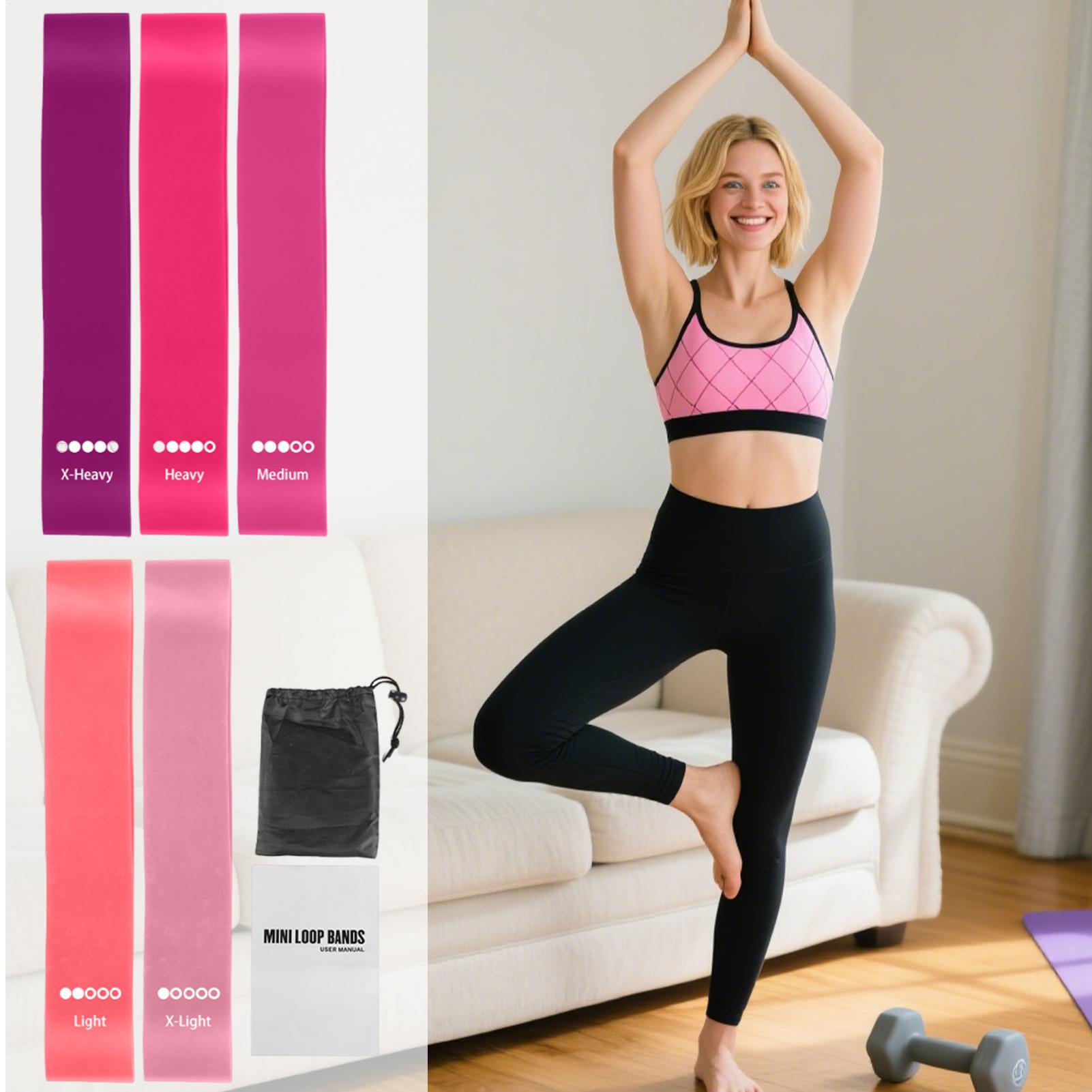Bandas elásticas para ejercici - Pilates Y Yoga Diferencia reseña y precio